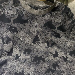 Louis Vuitton Camo Jacquard Short Sleeved Shirt